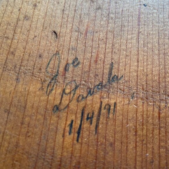 Crane Hand Carved Wall Art Beach Coastal Decoration Signed Vintage u Joe Davala - Picture 6 of 6